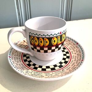Mary Engelbreit Teacup & Saucer “Good Old Mom”